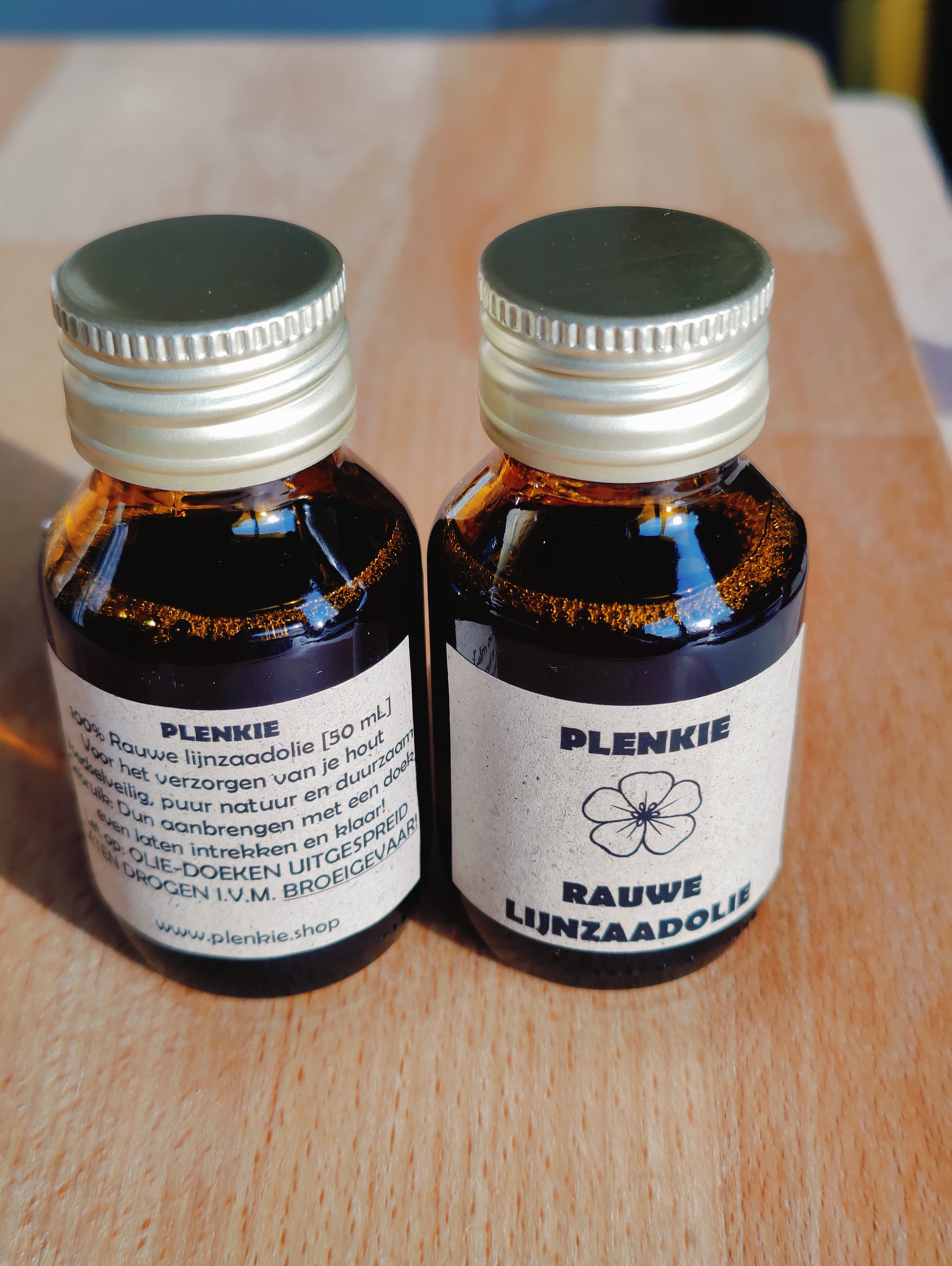 PLENKIE OLIE – rauwe lijnzaadolie (50 mL)
