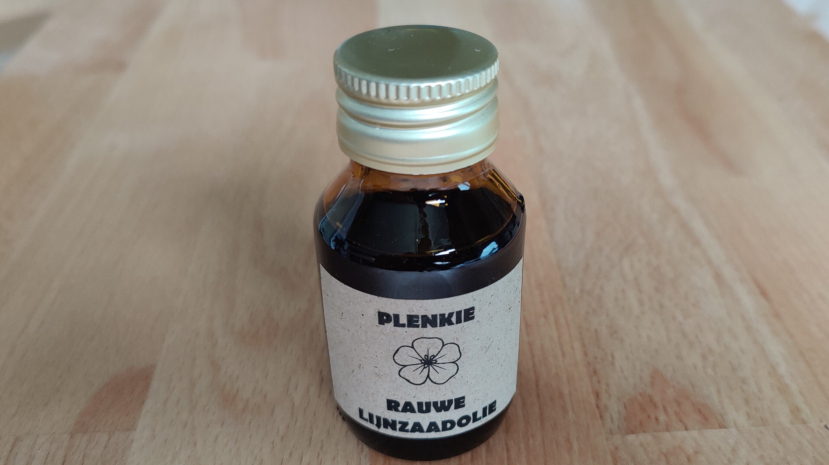 PLENKIE OLIE – rauwe lijnzaadolie (50 mL)